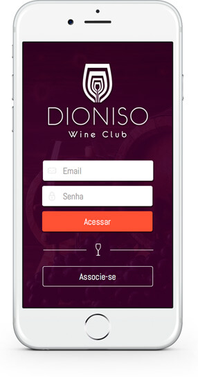 Aplicativo Dioniso Wine Club